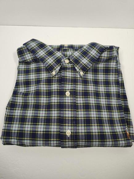 Ralph Lauren Oxford Shirt Men's Size 3LT Plaid Classics Big and Tall NWT